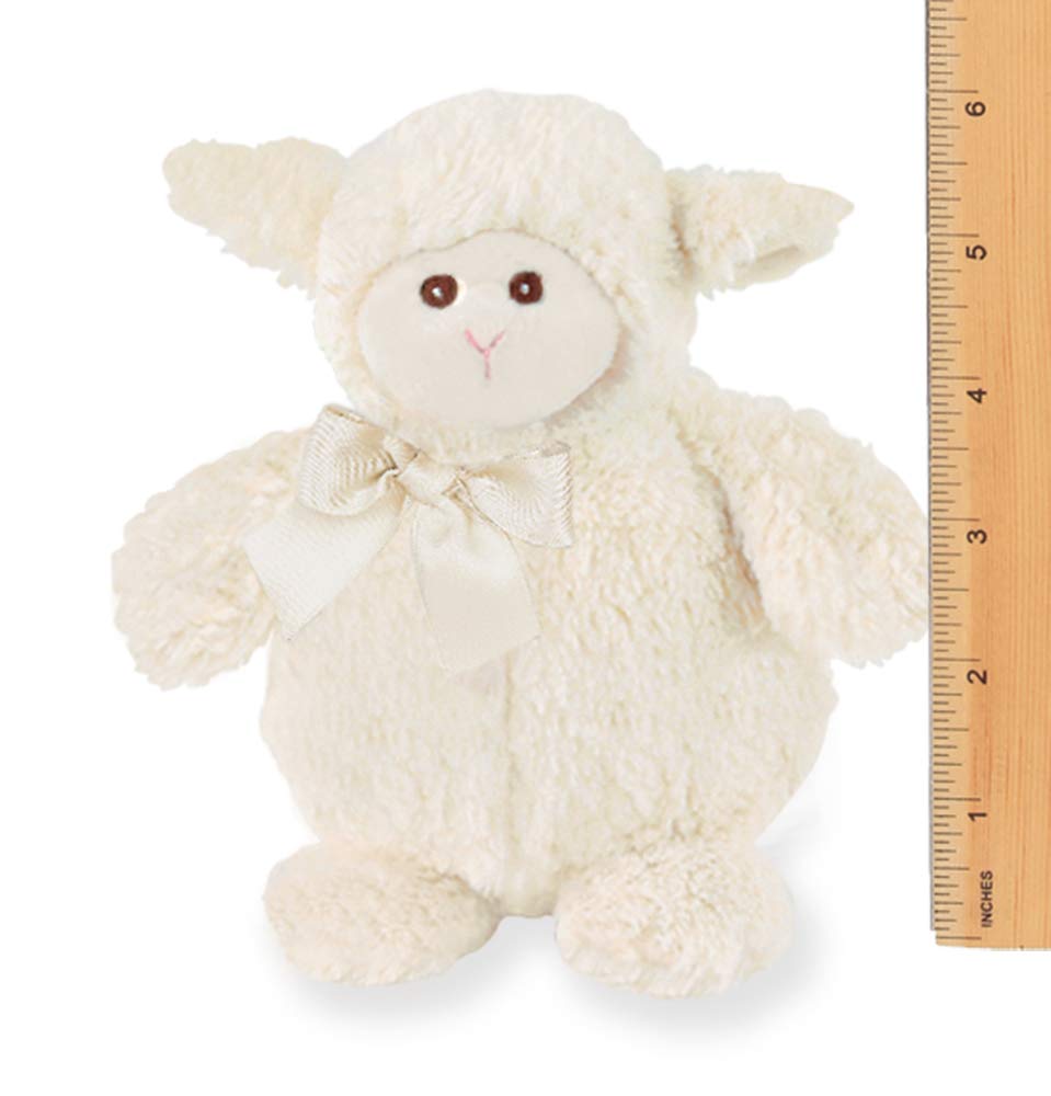 Bearington Baby Lambykin Plush Stuffed Animal Lamb, 6 Inches