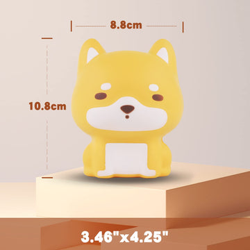 Anboor 4.2 Squishies Toy Dog Kawaii Soft Squishies Animals Toy Slow Rised Squeeze Puppy Dog Squish Stress Relief for Kid mature-themed Toys