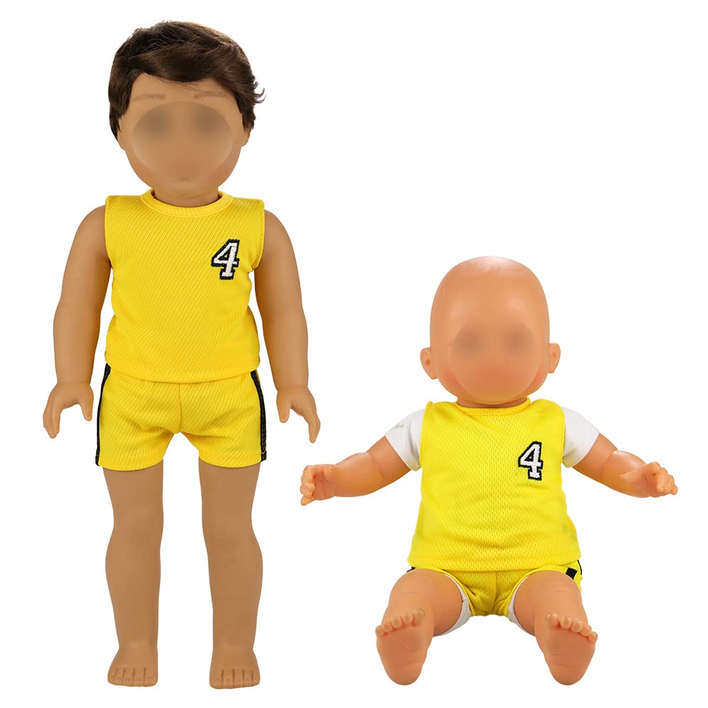 Barwa Boy Doll Clothes 6 Sets Boy Doll Clothes Daily Casual Clothes Outfits Compatible For 14 To 16 Inch Baby Doll And 18 Inch Boy Dolls