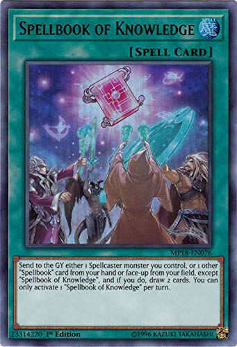 Spellbook Of Knowledge - Mp18-En076 - Ultra Rare - 1St Edition