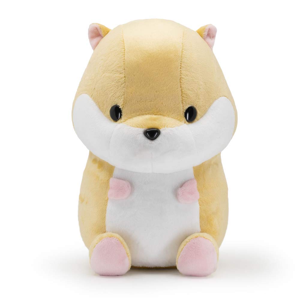 Bellzi Hamster Cute Stuffed Animal Plush Toy - Adorable Soft Brown Hamster Toy Plushies And Gifts - Perfect Present For Kids, Ba