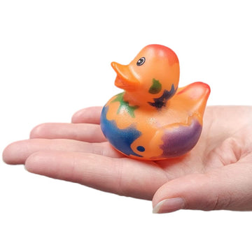 Cool Rubber Duckies (2') Standard Size. (12 Pack) Cute Duck Bath Tub Pool Toys. (Splat Rubber Ducks)
