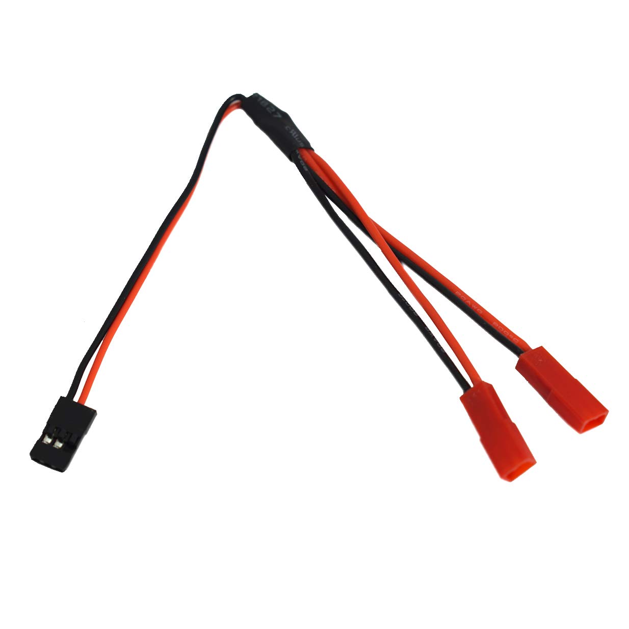 Sharegoo Male Jr To Female Jst Y Splitter Harness Parallel Wire & 1 Pair Jst To Jr Male Female Cable Servo Adapter For Rc Plane