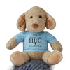 Personalization Universe Sending Hugs Personalized Plush Dog Stuffed Animal, Valentine's Day Gift, Customizedwith Name, Soft Fur