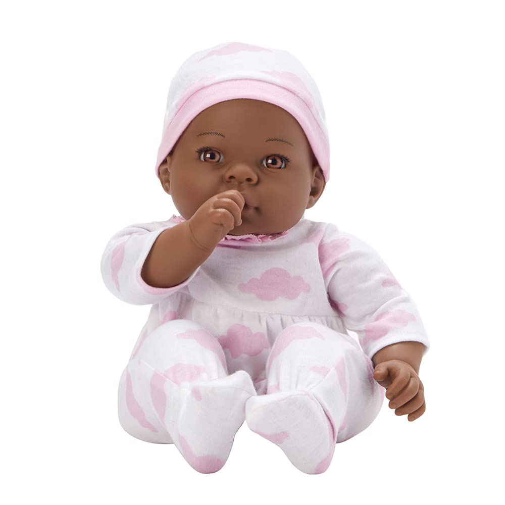 Madame Alexander 16-Inch Lee Middleton Newborn Baby Doll, Pink Cloud, Dark Skin Tone