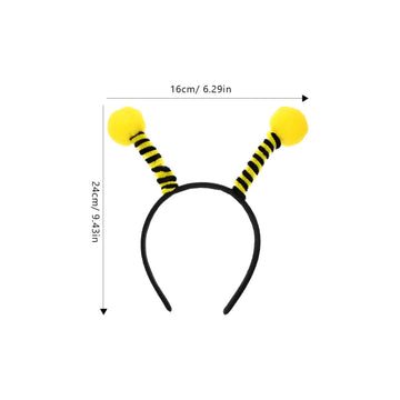 NUOBESTY 8pcs Bee Tentacle Headbands Bee Antenna Headwears Honey Bee Headpieces for Children Costume Cosplay Dress Party Props