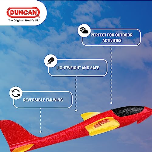Duncan X-19 Glider With Reversible Wings- Yellow With Red Wings