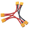2Packs Xt60 Serial Series Battery Connector 12Awg Soft Silicone Wire Cable Adapter For Rc Lipo Battery Helicopter Quadcopter