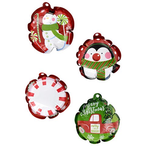 Wack-A-Pack Self-Inflating Christmas Balloons, 8 Count, Red, Green, Gold