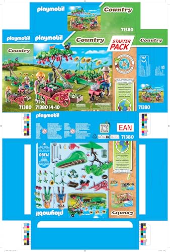 Playmobil Starter Pack Orchard - Multicoloured, Plastic, Einheitsgröße, Model 71380