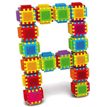 Dimple 360-Piece Set Large Stacking Blocks And Interconnecting Building Set, Makes 60 Blocks, For Boys & Girls, Educational Fun, Great Toy For Child Development For Kids And Toddlers