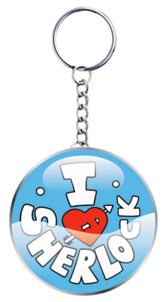 Sherlock 'I Heart Sherlock' Keychain