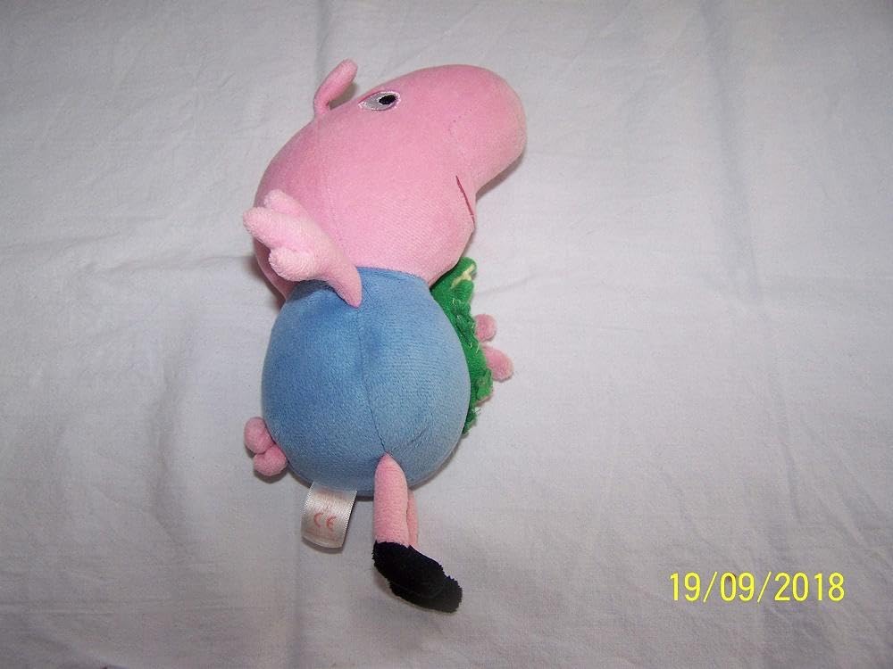 Ty Beanie Babies George the Pig - 8 Multicolor Plush Toy by Ty, Collectible Stuffed Animal