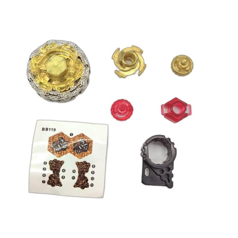 Battling Tops Game Metal Fusion 4D Gyro Bb119-Death Quetzalcoatl 125Rdf Spinning Top Toys (Bb-119)