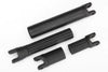 Traxxas 8655 Center Telescoping Half Shafts, Black