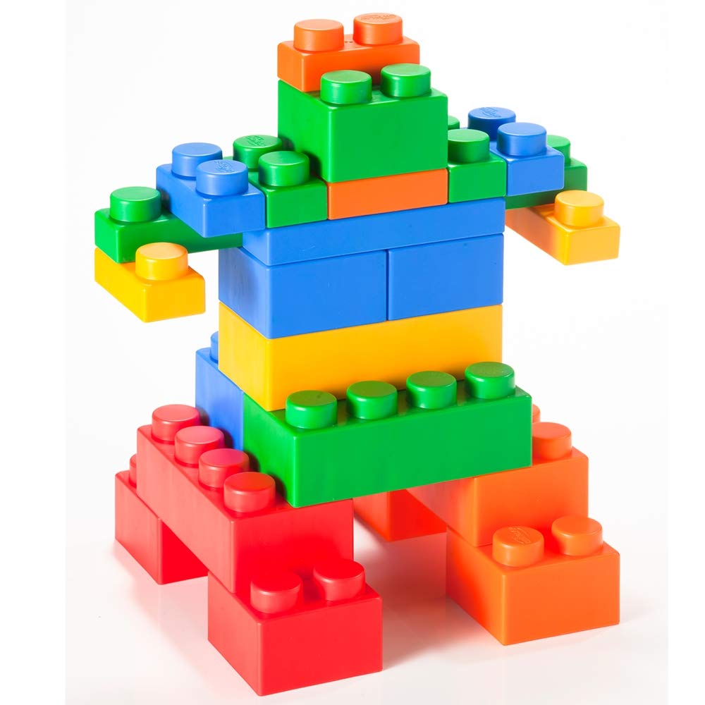 Uniplay Mix Soft Building Blocks For Infant Early Learning, Educational And Sensory Toy, Cognitive Development For Unisex Toddlers (60-Piece Set)