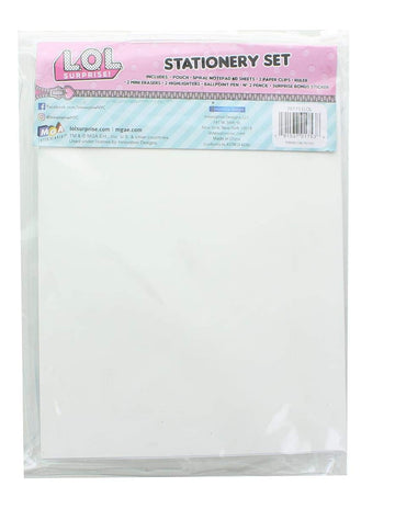 Lol Surprise! 10Pc Stationery Set In Bag Eraser Highlighters Pencil Ruler