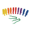 Excellerations Easy Squeeze Jumbo Tweezers 4-3/4 Inches L X 1-3/4 Inches W X 1 Inches H Set Of 12 For Preschool, Educational, Pr