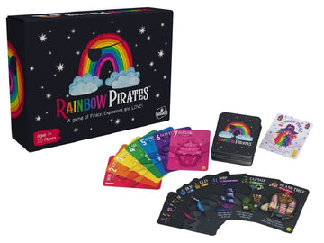 Goliath Games Rainbow Pirates: A Game Of Piracy, Explosions And Love! | Party Games | Card Games | For 2-5 Players | Ages 7+,Bla