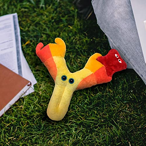 Giantmicrobes Antibody Plush, Blood Cell Plush, Blood Bank Laboratory Gifts, Lab Tech Gifts, Hematology Gifts, Leukemia Gifts, Get Well Gifts
