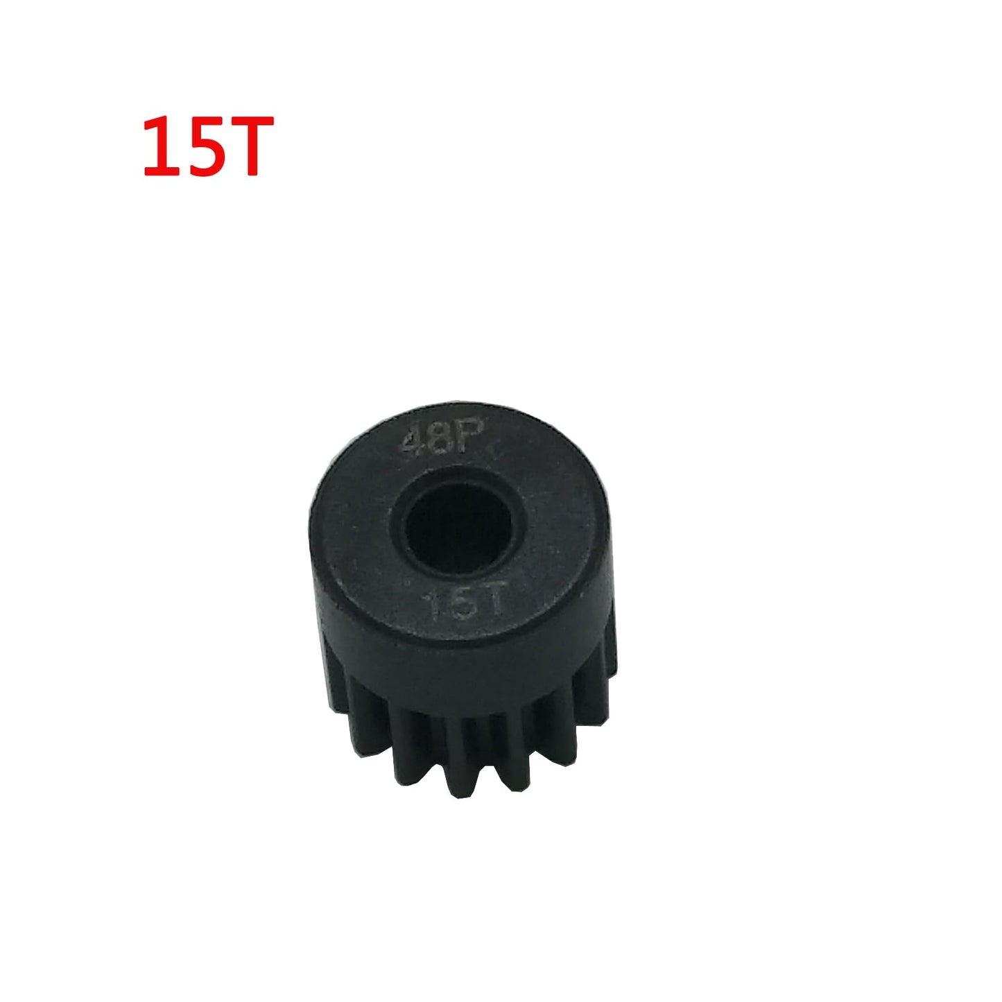 YijiaLink 5-Pack Steel 48P Pinion Gear Sets 14T 15T 16T 17T 18T with Screws for 3.175mm (1/8-Inch) Shaft 1/10 RC Car Brushless B