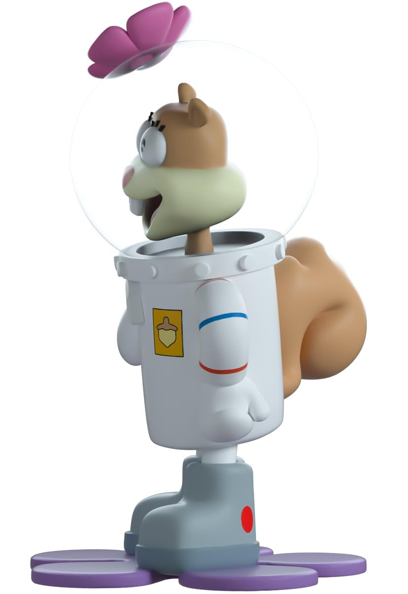 Youtooz Spongebob Squarepants Sandy Cheeks 4.7, Sandy Cheeks Vinyl Figure, Collectible Sandy Cheeks from Spongebob Squarepants b
