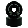 Rollerbones Team Logo Recreational Roller Skate Wheels (Set Of 8), Black, 62Mm