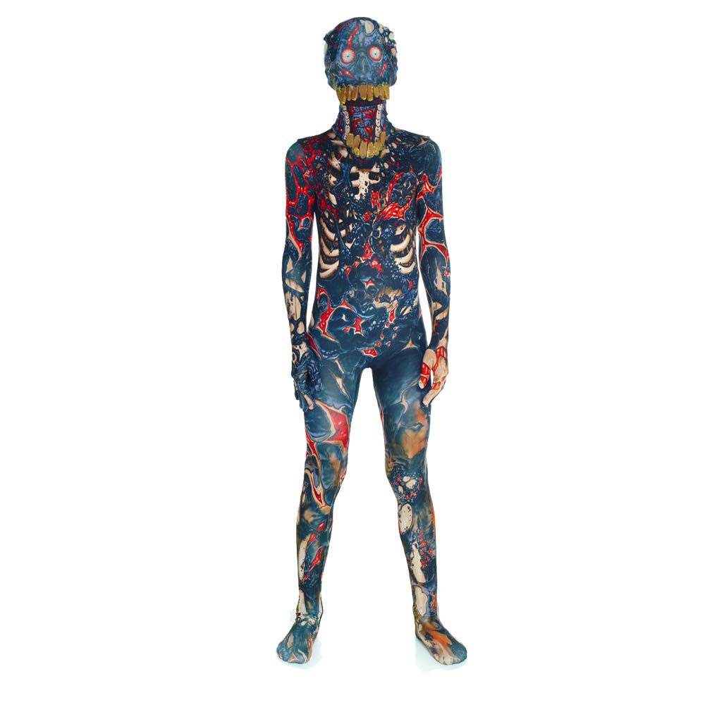 Morphsuits Kids Burnt Zombie Monster Costume - Large 4'-4'6 / 10-12 Years