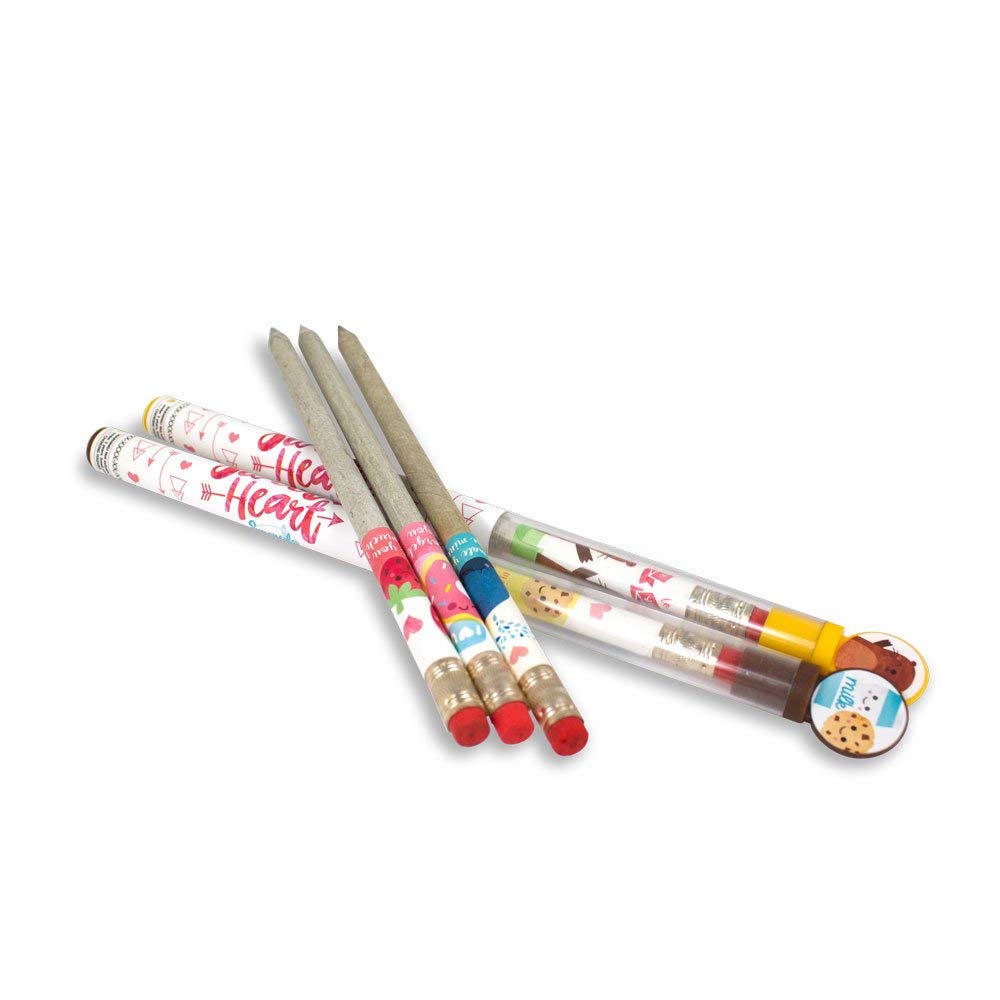 Sweetheart Smencils Cylinder - Hb #2 Scented Pencils, 50 Count, Gifts For Kids