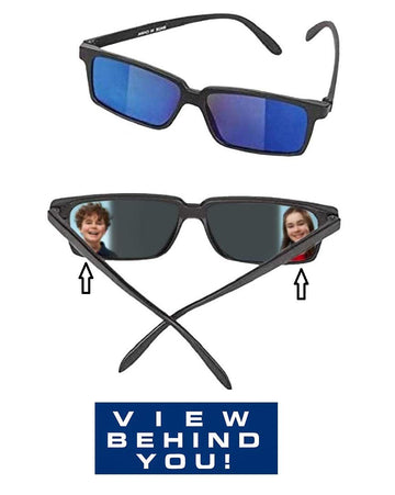 Zugar Land Top Secret Spy Glasses For Kids - Rear View Sunglasses. View Behind You! Detective Gadget. Perfect Party Favors. (12 Pack)