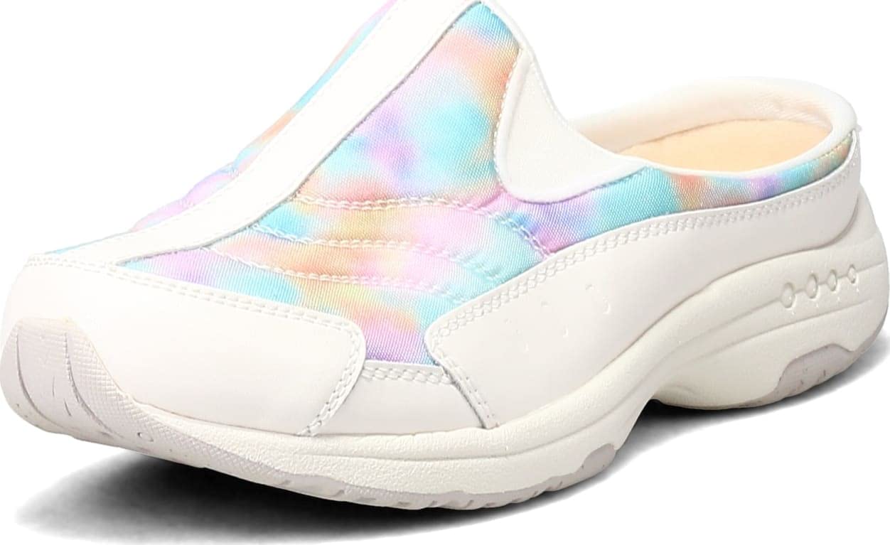 Easy Spirit Womens, Traveltime classic clog White 11 M