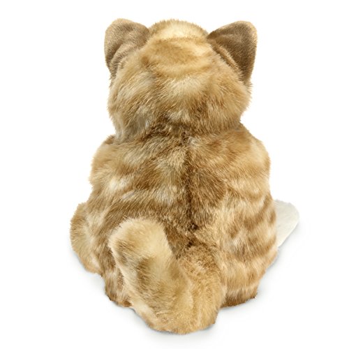 Folkmanis Orange Tabby Kitten Hand Puppet - Plush Toy, Orange & White, 1 EA, Ideal for Playtime and Storytelling