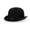 Rubies mature-themed Satin Derby Hat Black One Size