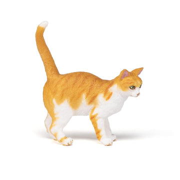 Papo Dog and Cat Companions Figures - Red Cat - Multicolor Plastic - Model 54031