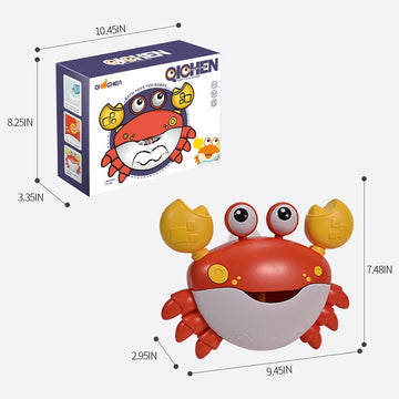 Crabby Bubble Bath Toy For Toddlers - Automatic Bubble Maker With 12 Children'S Songs - Sing-Along Bath Bubble Machine For Baby,