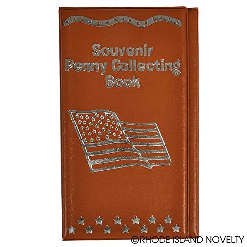 Rhode Island Novelty Red 3.5 X 6 Museum Penny Holder Book Two Per Order