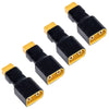 LINSYRC 4-Pack XT60 Plug Female Connector to XT90 Plug Male Connector no Wire Adapter for RC Lipo Battery ESC