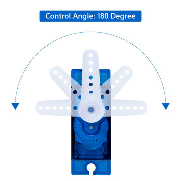 Hosyond 10 Pack Servo Motors SG90 9G Micro Servo for RC Robot Helicopter Airplane Boat Remote Control Toys, Servo for Arduino Pr