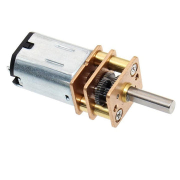 12V 600Rpm Micro Dc Gear Speed Reduction Motor With Full Metal Gearbox Motor Ga12-N20 3Mm Shaft For Robot Models, Rc Cars, Diy T