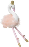 Mikee Fluffie Plush Toy Ballet Swan 12" Stuffed Animal for Kids, Polyester, 12" Tall, Perfect Gift for Girls