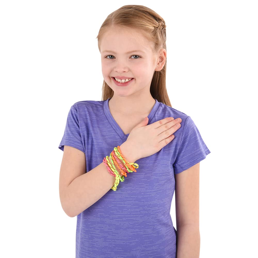Rhode Island Novelty 144 (1 Gross) Neon Rope Friendship Bracelets New