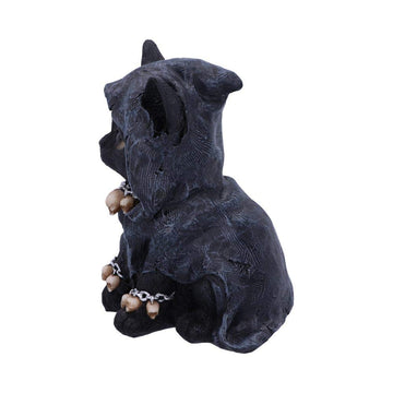 Nemesis Now Grim Reaper Cat Figurine, Hand-Painted Black Kitten With Olive Eyes And Skull Charms, Gothic Collectible Decor, 16Cm