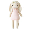 Cuddle + Kind Hannah The Bunny Blush Regular 20'' Hand-Knit Doll - 1 Doll = 10 Meals, Fair Trade, Heirloom Quality, Handcrafted