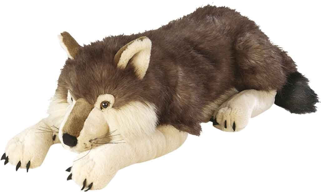 WILD REPUBLIC Jumbo Wolf Plush Toy, 30" Stuffed Animal, Soft Plush Material, Model 82332, Gifts for Kids