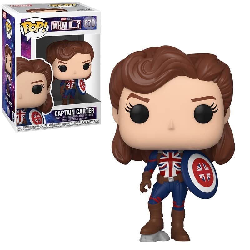 Funko Pop! Marvel: What If...? Captain Carter - Gamestop Exclusive