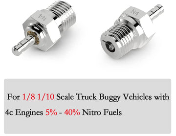 WLYEJEA 5PCS RC Spark Glow Plug #3#4 N3 N4 Spark Nitro Engine Parts 70117 Replace OS for 1/10 1/8 RC Buggy Monster Truck Traxxas