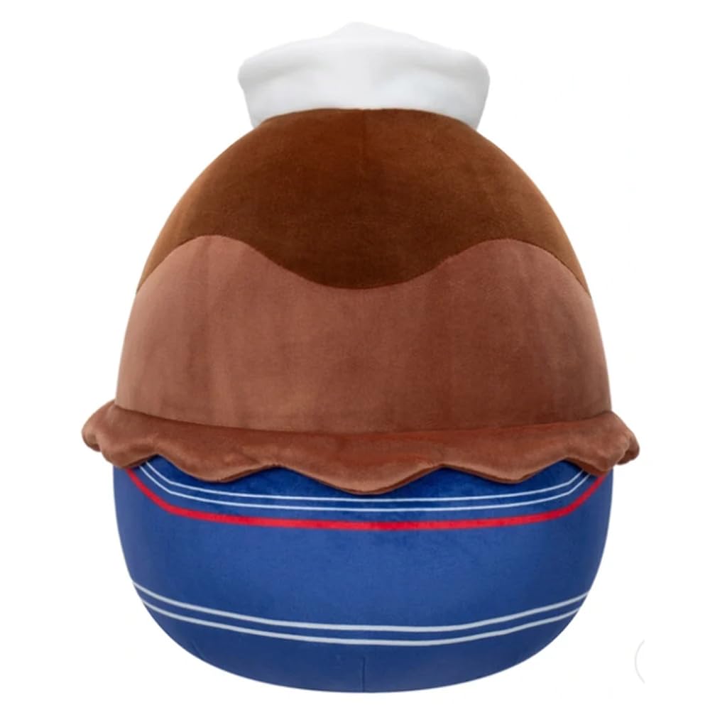 Squishmallows Plush Toy - Stranger Things Ice Cream Ahoy - 25cm Super Soft Polyester - Model SQSR00049 - Chocolate Color