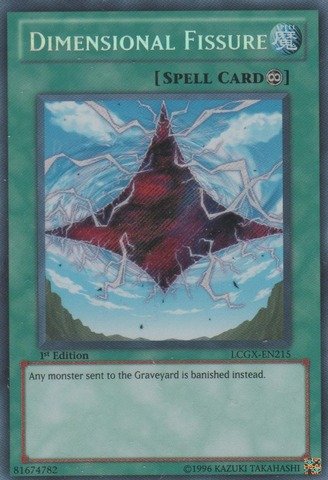 Yu-Gi-Oh! - Dimensional Fissure (Lcgx-En215) - Legendary Collection 2 - Unlimited Edition - Secret Rare