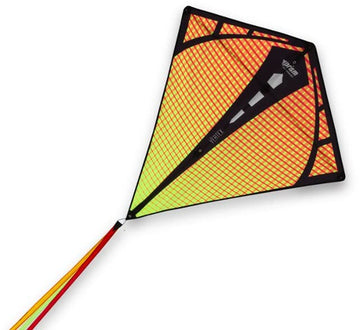 Prism Kite Technology Vertex High Flying Diamond Kite with 10' Long Triple Streamer Tail, Infrared