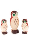 Alexander Taron 159-031 Dregeno Figures-Owl Family Set Of 3, Brown